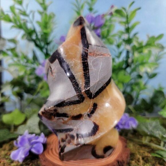 Other - Dragon Septarian Crystal Flame, Spiral #2